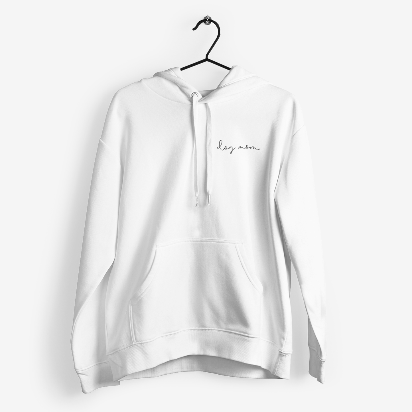 Hoodie Dog Mom Minimal Weiss / L - Mimi & Filou