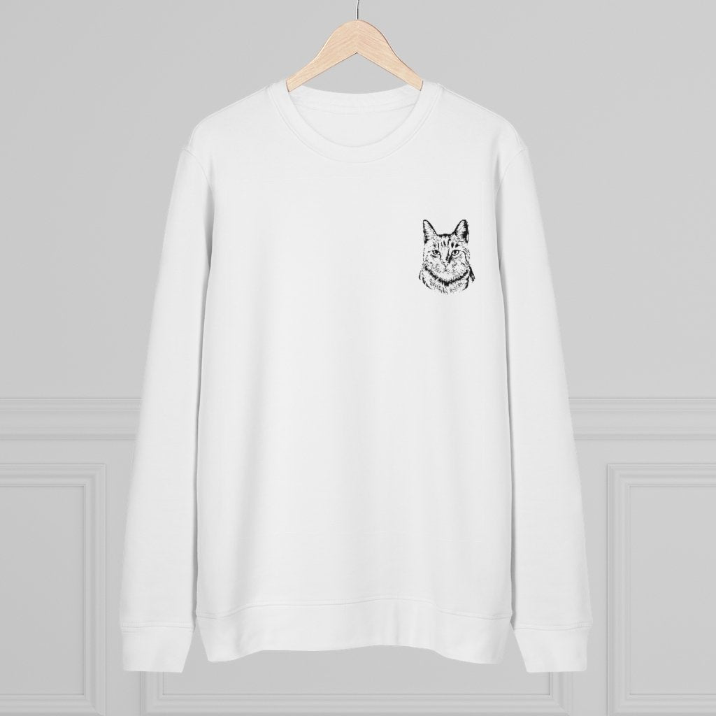 Personalisiertes Sweatshirt Pencil Art S / Weiss - Mimi & Filou