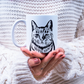 Personalisierte Haustier-Tasse - Pencil Art - Mimi & Filou